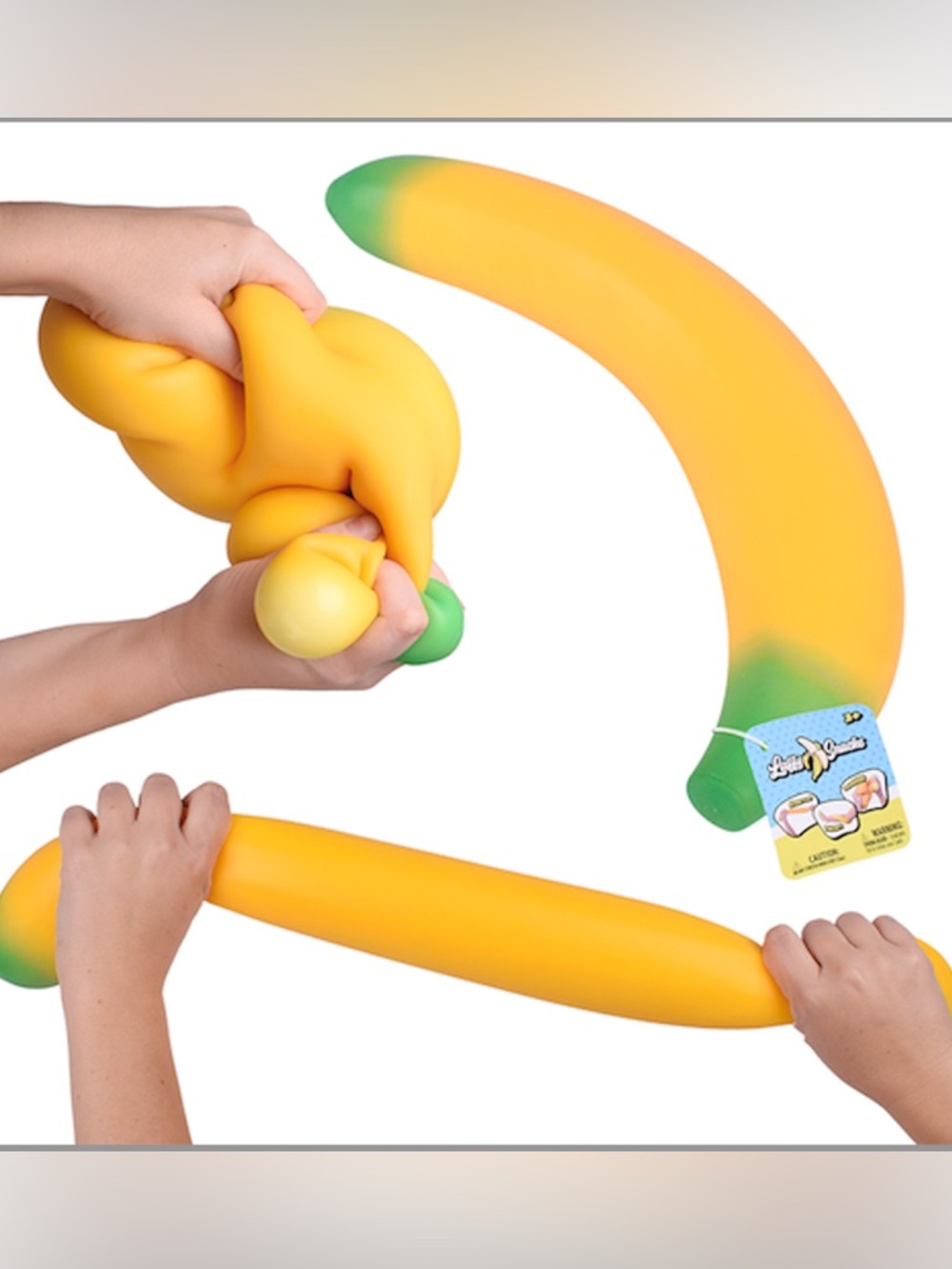 Viral Banana Squishy Toy - Sunny Days